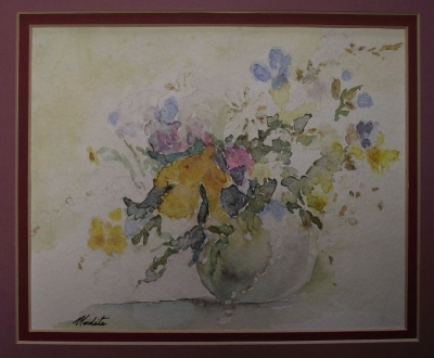 Still Life With Flowers By Mudīte Jurševskis