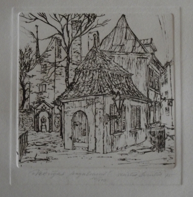 Vecrīgas pagalmiņi by Kārlis Cīrulis