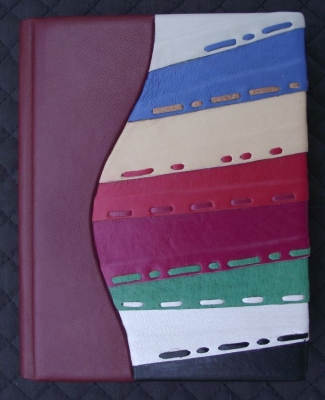 Journal With Stripes Of Various Colors By Inta Žagata
