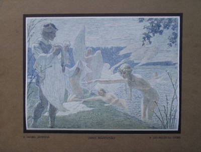 Janis Rozentāls - Gulbju Jaunavas (Swan Maidens)