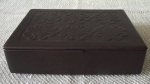 Leather box with sections by Inta Zagata