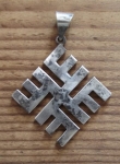 A Cross Of Laima With Branches By Lielpurvs