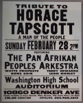 Jazz Poster: Tribute To Horace Tapscott
