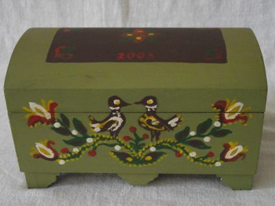 Lithuanian Box With Birds By Jurģis